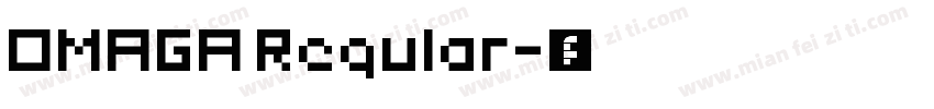 OMAGA Regular字体转换